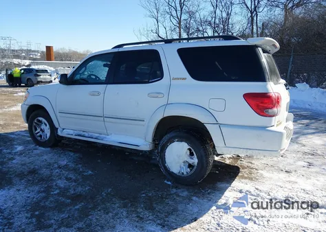 2007 Toyota Sequoia Limited V8 из США, поврежденный, VIN 5TDBT48A37S291699
